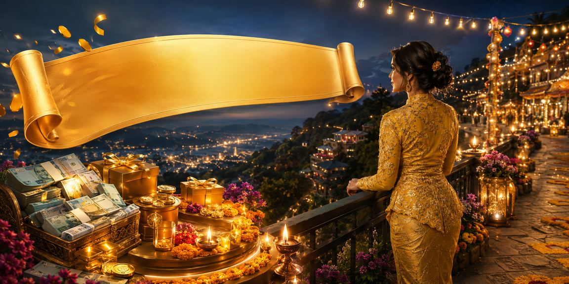 Pemain wanita Malaysia mendapat cashback bonus slot dengan pakaian kebaya