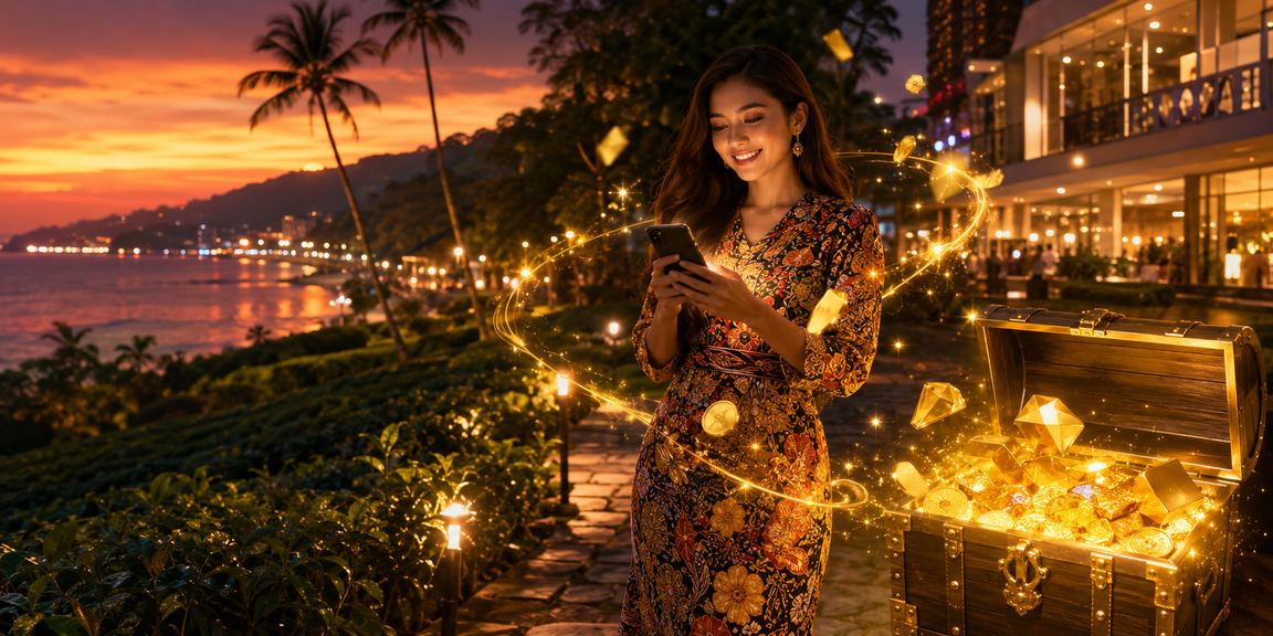 Proses deposit kasino bo7 menggunakan telefon pintar dengan batik Penang